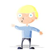 cartoon waving man N26