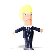 cartoon annoyed boss