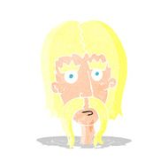 cartoon man with long mustache N3