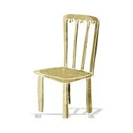 cartoon old chair