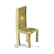cartoon old chair N2