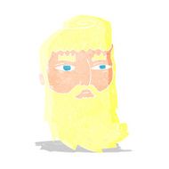 cartoon bearded man N15