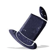 cartoon old top hat N7