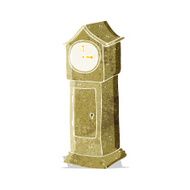 Cartoon Grandfather Clock N6