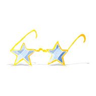 cartoon star glasses