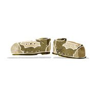 cartoon old shoes