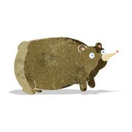 funny cartoon bear N19