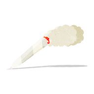 cartoon marijuana cigarette N7
