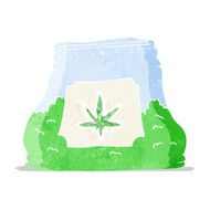 cartoon bag of weed N3