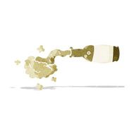 Cartoon Spilled Beer N4