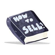 cartoon how to sell book