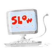 cartoon slow computer