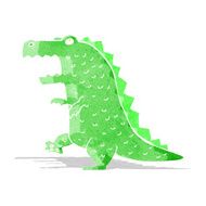 cartoon dinosaur N86