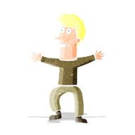 cartoon startled man N3