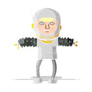 cartoon astronaught