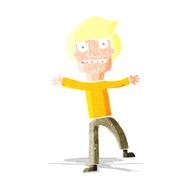 cartoon boy panicking N2