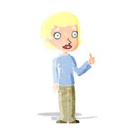 cartoon woman giving thumbs up symbol N3