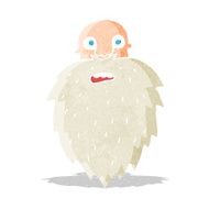 cartoon bearded man N16