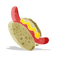 cartoon hotdog N9
