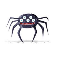 cartoon halloween spider