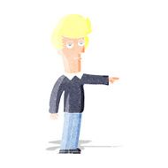 cartoon pointing man N24