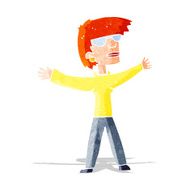 Cartoon Woman Wearing Glasses N2