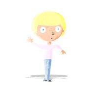 cartoon waving boy N3