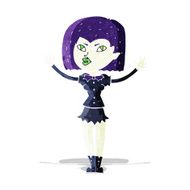 Cartoon Vampire Girl N25
