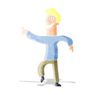 cartoon grinning man N8