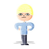 cartoon proud man N2