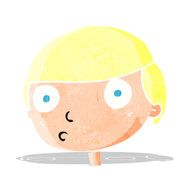 cartoon boy staring