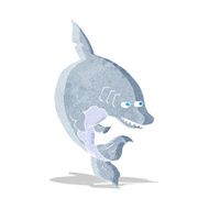 Funny Cartoon Shark N7