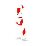 Cartoon Dancing Christmas Candy Cane N2