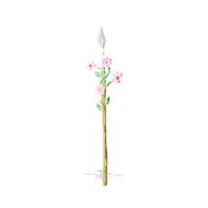 cartoon flowering spear
