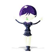 Cartoon Vampire Girl N26