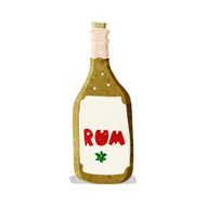 Cartoon Rum Bottle N5