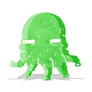 Cartoon Alien Face N2