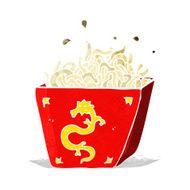 cartoon noodle box N4