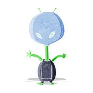 cartoon space alien N51