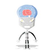 cartoonw weird robot