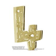 cartoon wooden number N4