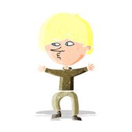 cartoon suspicious man N5