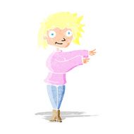 cartoon dancing woman N9