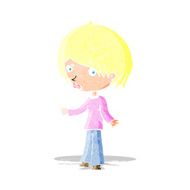 cartoon confused woman N32