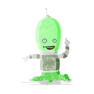 cartoon alien spaceman N6