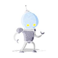 cartoon alien robot