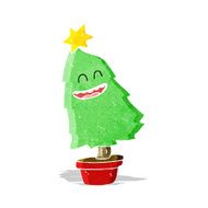 cartoon dancing christmas tree N2