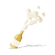 Cartoon Beer Bottle N6