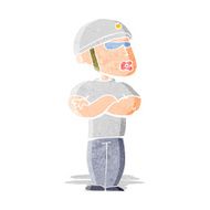 Cartoon Security Guard N4