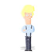 cartoon bored man N7